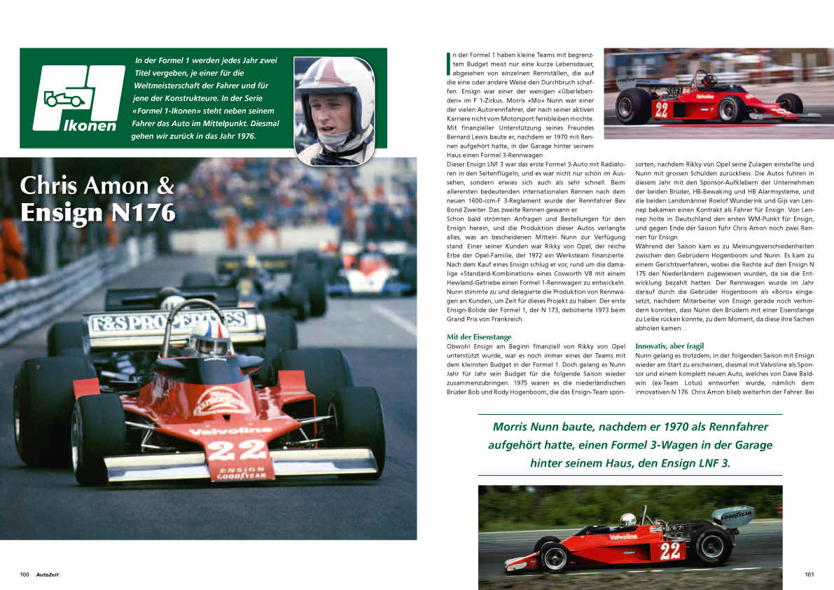 Formel 1 Ikonen: Chris Amon & Ensign N176